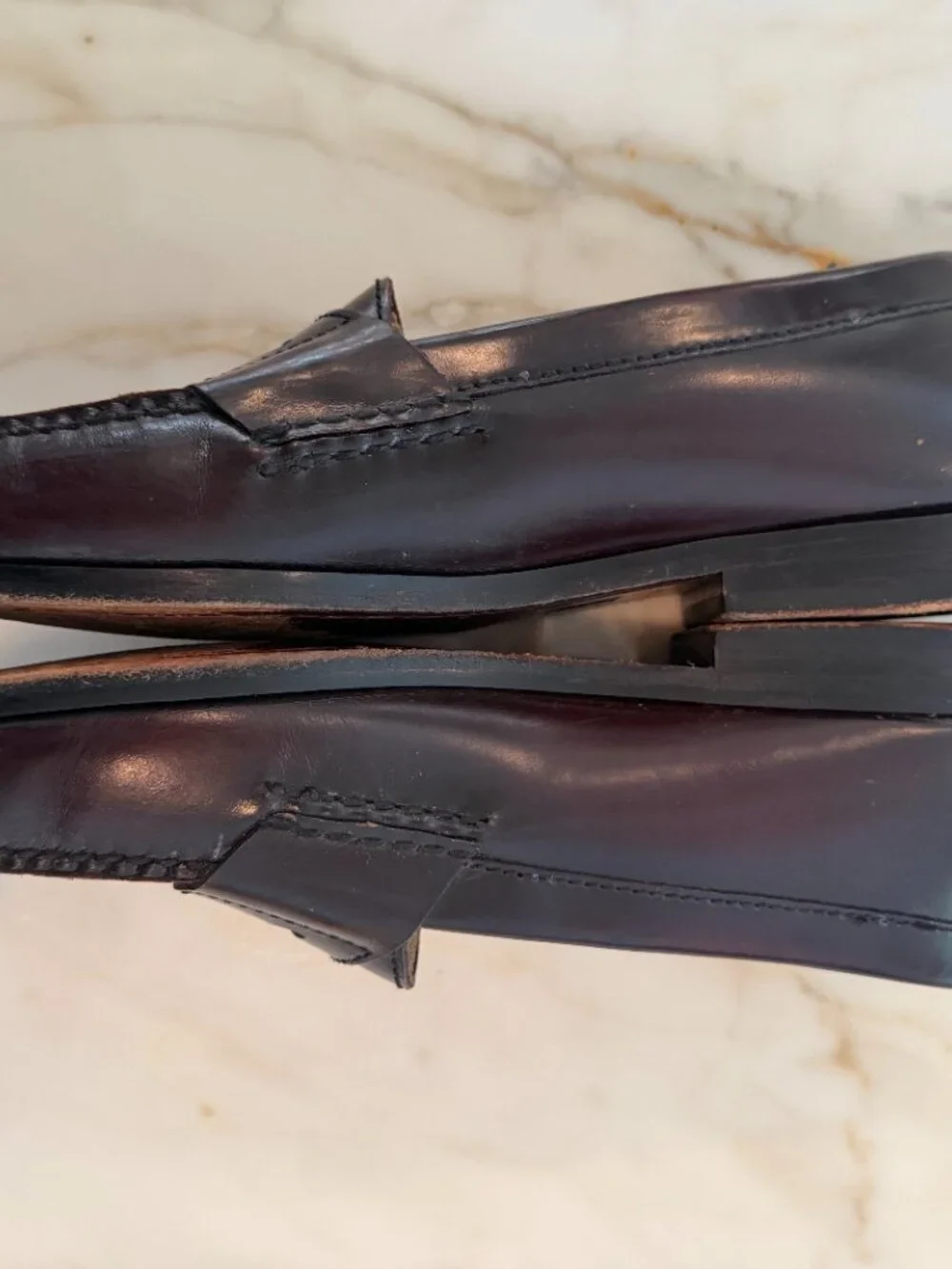 Cole Haan Pinch Penny Loafers | Burgundy Leather | Size 9 D